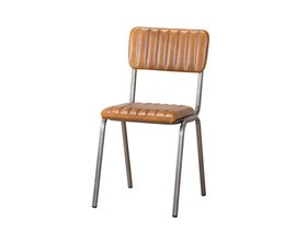 Arlington Leather Restaurant Chairs - Light Tan