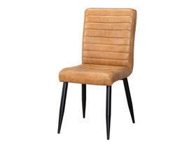 Genesis Leather Dining Chair - Tan