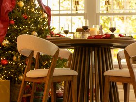 Andersen Fabric Dining Chair - Oatmeal