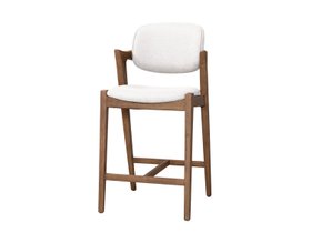Hampton Fabric Bar Stool - Oatmeal