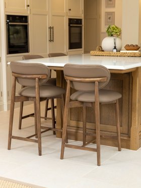 Florence Leather Counter Stool
