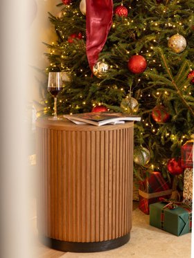 Ashfield Ribbed Side Table