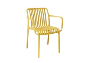 Maldives Outdoor Carver Chair - Butter Yellow
