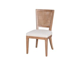 Ophelia Rattan Back Dining Chair - Side