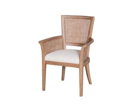 Ophelia Rattan Back Dining Chair - Carver