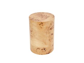 Rimini Burl Wood Veneer Side Table