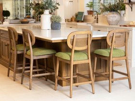 Lucca Counter Bar Stool - Green
