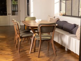 Layla Dining Chairs - Moss Green