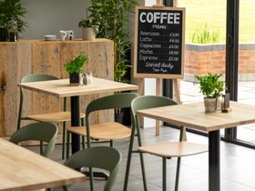 Vegas Stacking Café Chair - Green