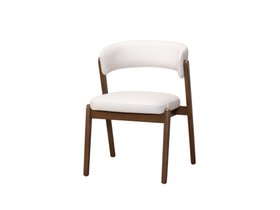 Lexi Leather Dining Chair - Cream