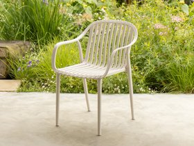 California Stacking Garden Chair- Cream