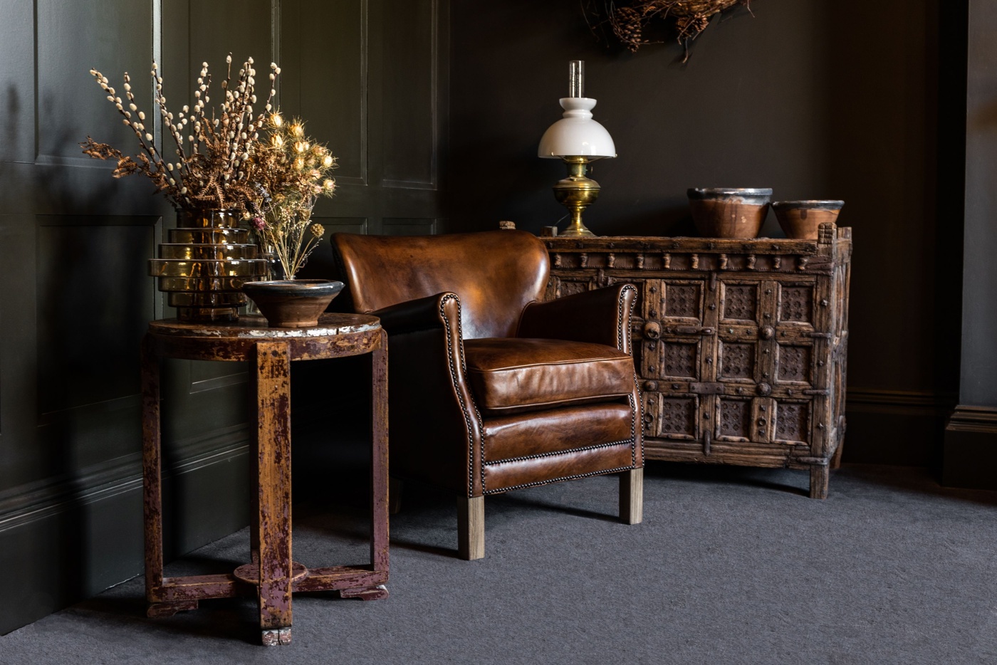 Professor Leather Armchair