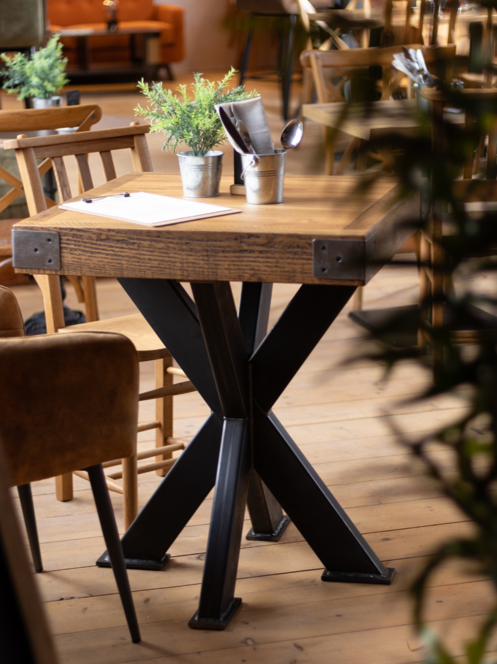 Butchers Block Café Table Range