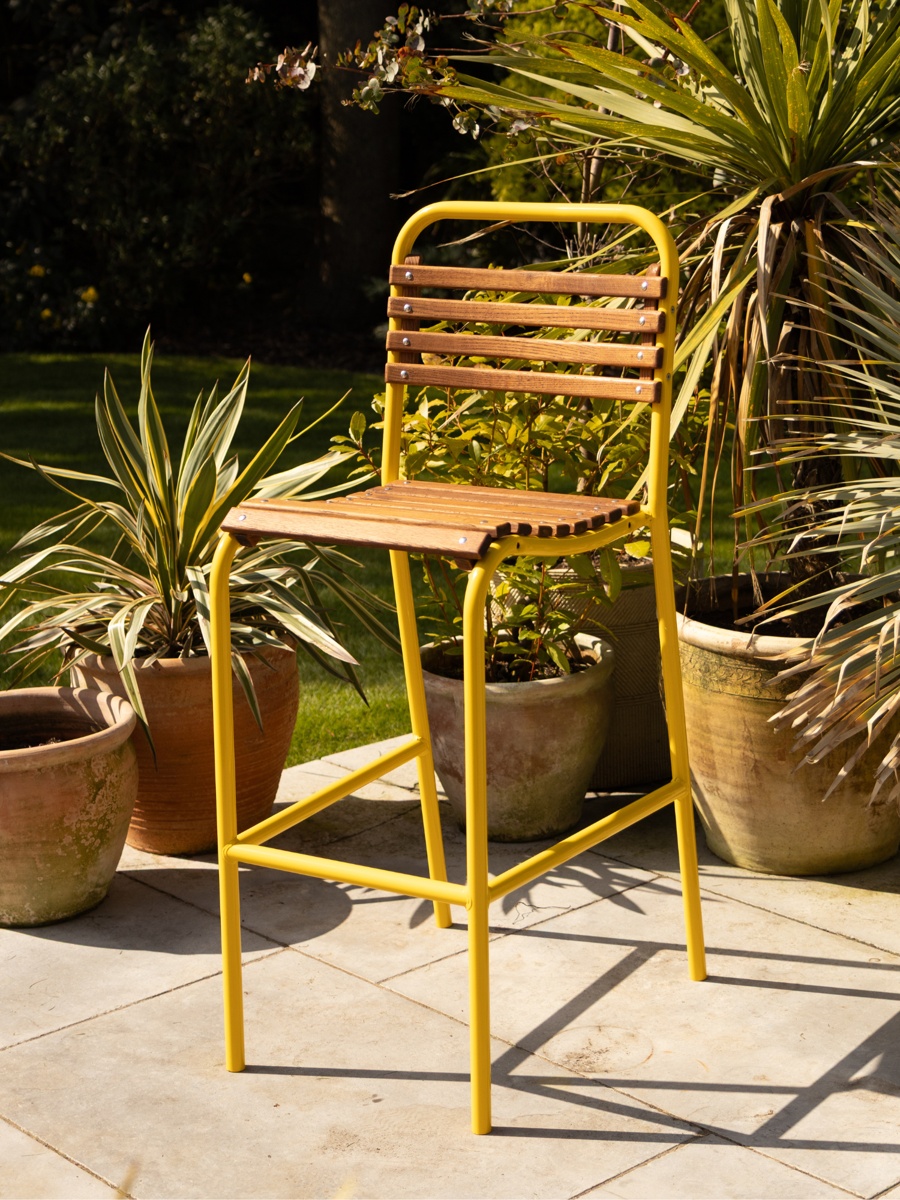 Summer Outdoor Stool - Yellow