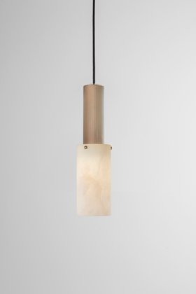 Flume 80 Pendant, Alabaster