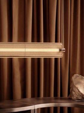Apex Linear Pendant, Satin Nickel