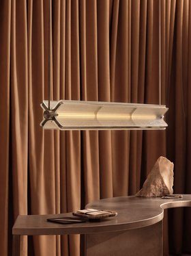 Apex Linear Pendant, Satin Nickel