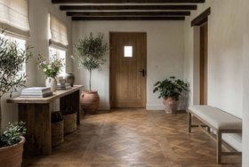 Knot & Grain Versailles Flooring In Campfire £160m2 (knotandgrain.com))
