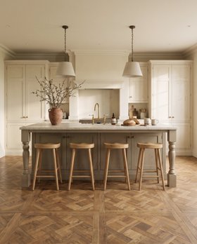 Knot & Grain Versailles Flooring In Campfire £160m2 (knotandgrain.com))