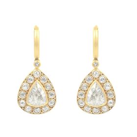Ayesha Fine Gold Rose Cut Diamond Earrings