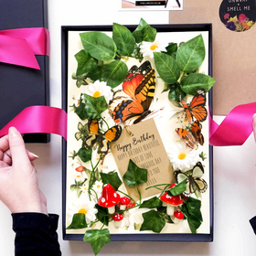 Scented Magical Woodland Butterfly Birthday Card