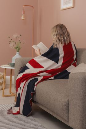 Bronte by Moon Union Jack Merino Wool Throw