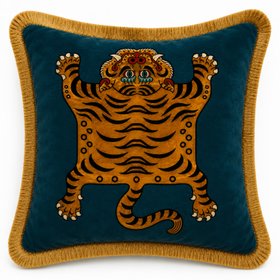 Temple Tiger Peacock Teal
