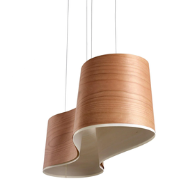 New Wave - Pendant Light, Cherry