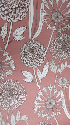 Leafy Clay Wallpaper By Abigail Borg, £170 Per 10m Roll, abigailborg.com