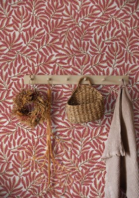 Leafy Cinnamon Wallpaper By Abigail Borg, £180 Per 10m Roll, abigailborg.com