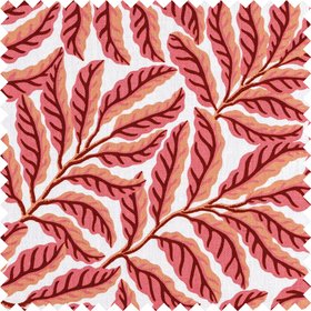 Leafy Cinnamon Fabric By Abigail Borg, £165 Per Metre, abigailborg.com