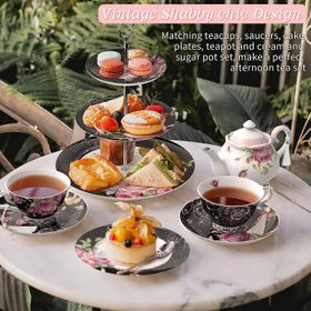 Mothers Day Coronation Party Afternoon Tea Coffee Cake Set
