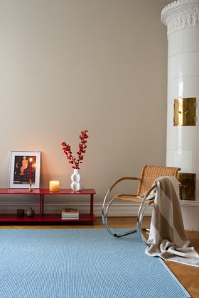 PAPPELINA CHRISTMAS 2025 RUG MONO BLUE FOG