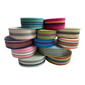 Striped Cotton Webbing