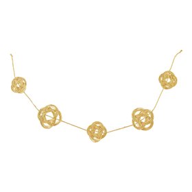 Gold Christmas Love Knot Garland