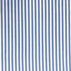 Classic 1cm Stripe Fabric Arctic Pale Blue and White Stripe Full width