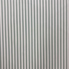Classic 1cm Stripe Fabric Celadon Green White Stripe Celadon Stripe Full Width