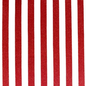Classic 1cm Stripe Fabric Red White Stripe Cranberry Red Stripe Closeup