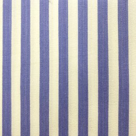 Classic 1cm Stripe Fabric Lavender White Stripe Lavender Stripe Closeup