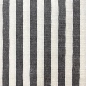 Classic 1cm Stripe Fabric Grey White Stripe Graphite Stripe