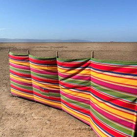 Beach Windbreak Origami Stripe