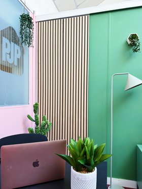 Oak Slat Wall Panels