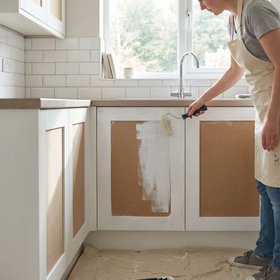 Paintable Slim Classic Shaker Kitchen Door