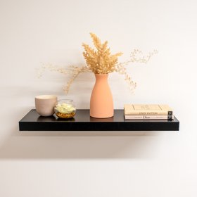 Black Floating Shelves - (Image Credit: Tanya Cressey Photography)