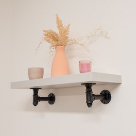 Light Grey Pipe Shelf - (Image Credit - Tanya Cressey Photography)