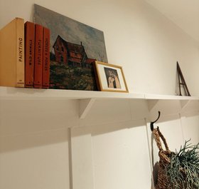 Custom Height Shaker Wall Panelling Kit - (Image Credit: @huddshome_18)