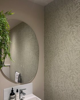 3mm Silver Mirrored Acrylic Oblong Pebble Mirror- (Image Credit: _athomewiththecannings_)