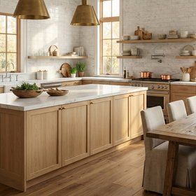 Solid Oak Traditional Shaker Kitchen Doors