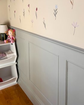 Beaded Shaker Wall Panelling Kit - (Image credit: @edwardian_property_parade)