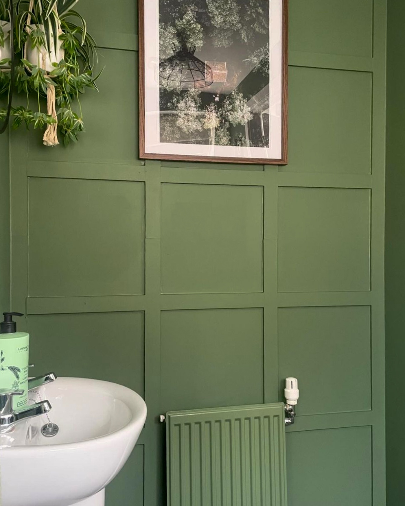 Full Height Bathroom Shaker Wall Panelling Kit - (Image credit: @bbandbhome)